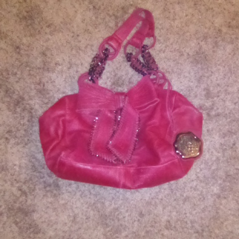 Vince Camuro Red Leather Tote